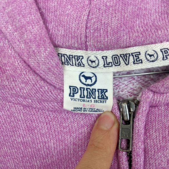 PINK by Victoria's Secret PINK Full Zip Hoodie, - Picture 4 of 6